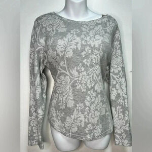 CROFT AND BARROW TOP LIGHT SWEATER SHIRT - 3/4 SLEEVE - WOMENS S - RN 157461